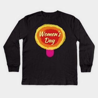 International Women's Day Kids Long Sleeve T-Shirt